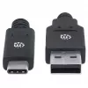 USB-C į USB-A kabelis Manhattan 354974 2 m kištukas į kištuką