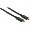 USB-C laidas Manhattan USB315CC2M 2 m kištukas-kištukas juodas