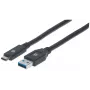 USB-C į USB-A kabelis Manhattan 354981 3 m vyriškas į vyrišką