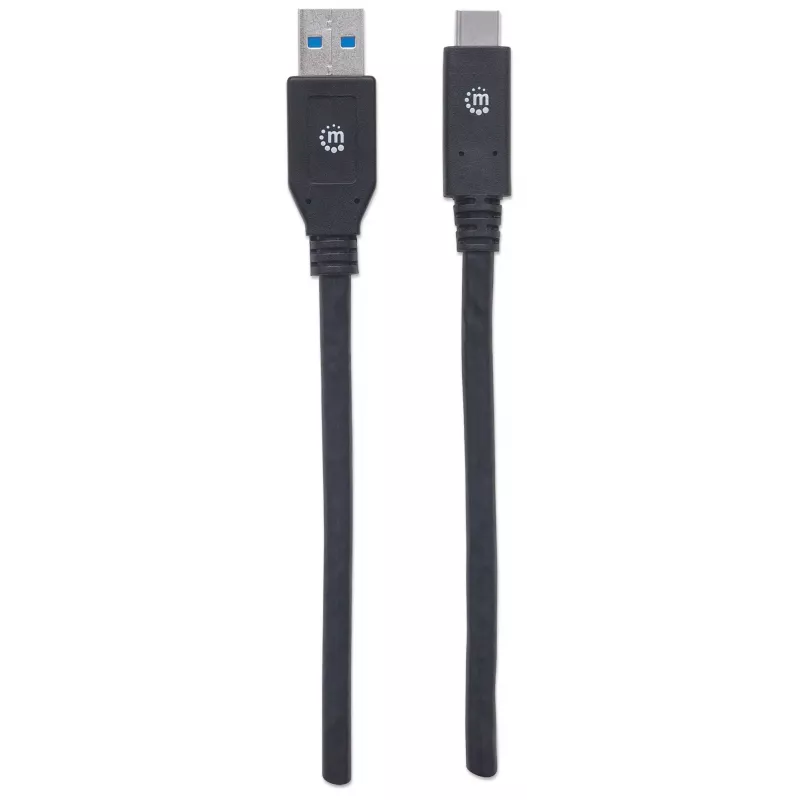 USB-C į USB-A kabelis Manhattan 354981 3 m vyriškas į vyrišką