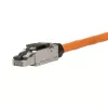 Tinklo kabelis LogiLink MP0040 RJ-45 jungtis 1 m juodas metalinis