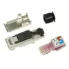 Tinklo kabelis LogiLink MP0040 RJ-45 jungtis 1 m juodas metalinis
