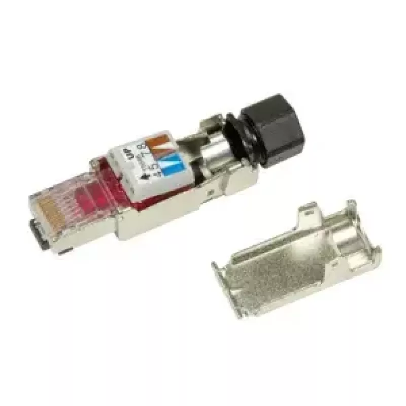 Tinklo kabelis LogiLink MP0040 RJ-45 jungtis 1 m juodas metalinis