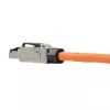 Tinklo kabelis LogiLink MP0040 RJ-45 jungtis 1 m juodas metalinis