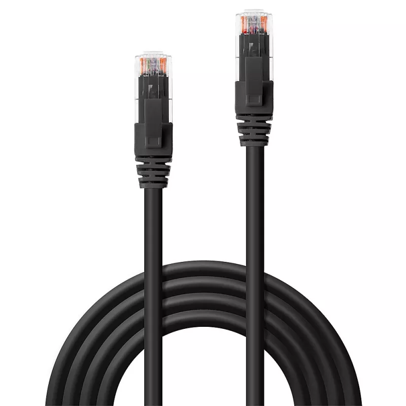 Tinklo kabelis Lindy Cat.6 UTP Premium RJ45 2.0 m juodas