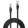 Tinklo laidas Lindy 0,3 m RJ-45 Cat6 juodas