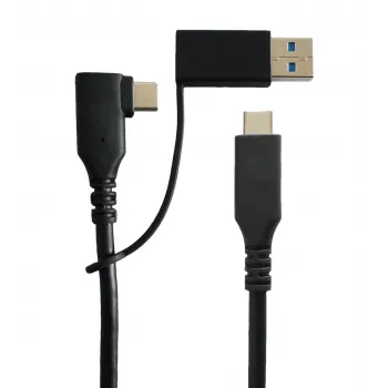Microconnect USB3.1CC1MDE-N USB laidas USB 3.2 Gen 1 (3.1 Gen 1) 1 m USB C Juoda
