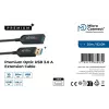 Microconnect MC-USB3.0AAF25AOP USB kabelis USB 3.2 Gen 2 (3.1 Gen 2) 25 m USB A Juoda