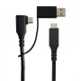 Microconnect USB3.1CC1MDE USB kabelis USB 3.2 Gen 1 (3.1 Gen 1) 1 m USB C Juoda