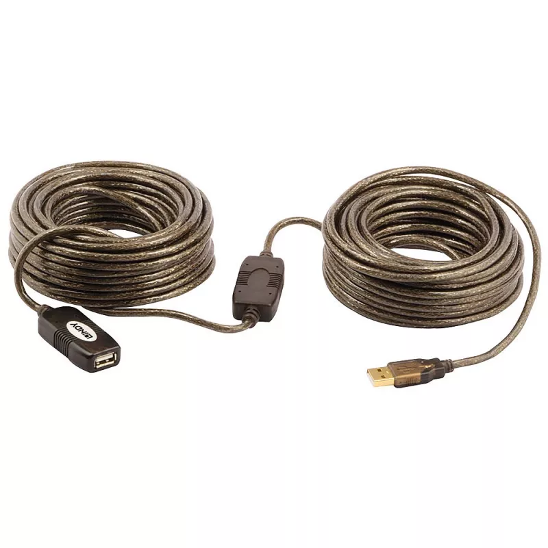 Lindy 20m USB 2.0 aktyvus prailginimo laidas, 20 m, 0,48 Gbit/s