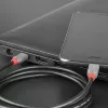 Lindy 2 m USB 2.0 Type C į Micro-B kabelis, Anthra Line