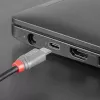 Lindy 1m USB 2.0 Type C į Micro-B kabelis, Anthra Line