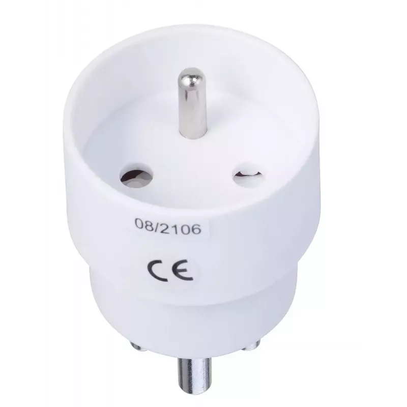 „Microconnect GRUPADK“ maitinimo kištuko adapteris, K tipas (DK) į E tipą (FR), baltas