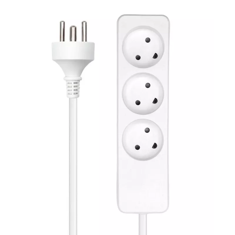 Microconnect MC-GRU0350DK maitinimo ilgintuvas 5 m 3 AC lizdai (-ų) Vidaus Baltas