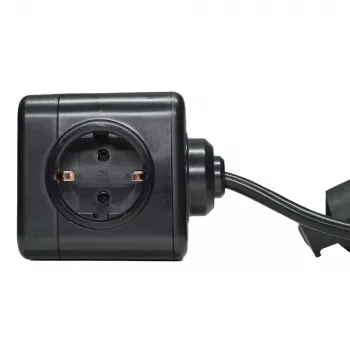Microconnect GRUCUBE2USB-B3 maitinimo ilgintuvas 3 m 3 kintamosios srovės lizdai (-ų) Vidaus Juoda