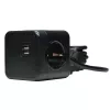 Microconnect GRUCUBE2USB-B3 maitinimo ilgintuvas 3 m 3 kintamosios srovės lizdai (-ų) Vidaus Juoda