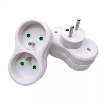 Microconnect Plug EU 1+2FRW MicroConnect maitinimo adapteris