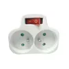 Įjungimo/išjungimo kištukinis jungiklis MicroConnect MC-PLUGOOEU1+2FRW EU tipo