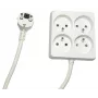 Microconnect MC-PSSQUARE040150FRW maitinimo ilgintuvas 1,5 m 4 kintamosios srovės lizdai (-ų) Vidaus Balta