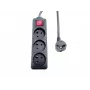 Microconnect MC-PSOO030150FRB maitinimo ilgintuvas 1,5 m 3 kintamosios srovės lizdai (-ų) Vidinis Juodas