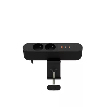 Daugiavietis stalinis maitinimo lizdas MicroConnect MC-MDPS-FR2-67W — 2 lizdai, 67W bendra galia