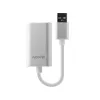 Garso keitiklis Lindy USB Type A į garso keitiklį, sidabrinis/baltas, 25 g