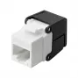 Lanview LVN128078 plokščias juodas RJ-45 kištukinis modulis