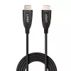 Lindy 40 m šviesolaidinis hibridinis HDMI 8K60 laidas 48 Gbit/s, juodas