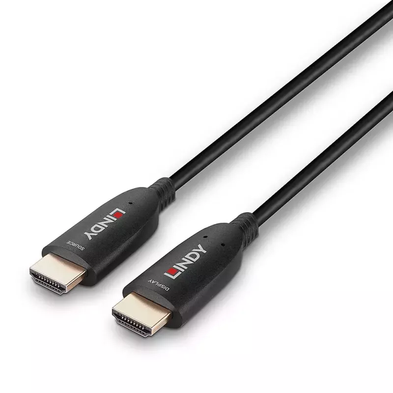 Lindy 50m šviesolaidinis hibridinis HDMI 8K60 laidas