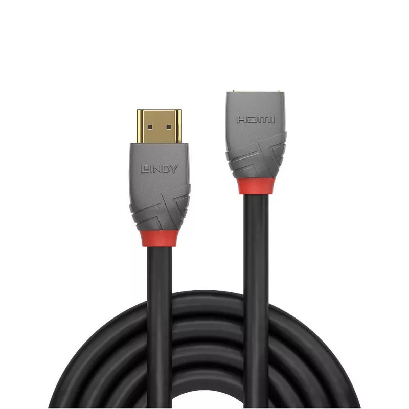 Lindy 2m High Speed HDMI prailginimo kabelis, Anthra Line