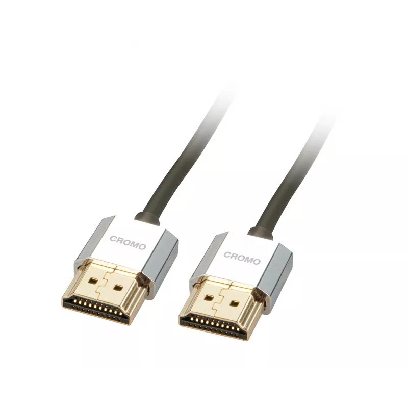 Lindy 2 m CROMO plonas didelės spartos HDMI laidas su Ethernet