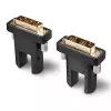 Lindy 50 m šviesolaidinis hibridinis Micro-HDMI 18G laidas su nuimamomis HDMI ir DVI jungtimis