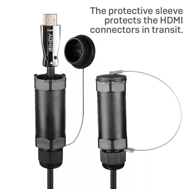 HDMI laidas Lindy 38527 10 m HDMI Type A kištukas–kištukas HDMI 2.1 48 Gbit/s auksuoti kontaktai juodas