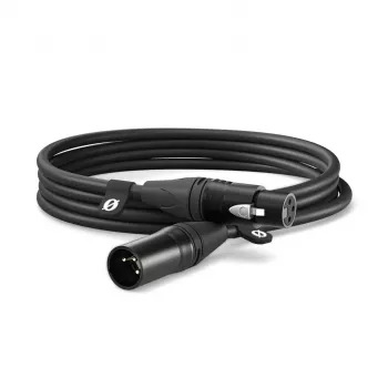 RØDE XLR3M garso kabelis 3 m XLR juodas kištukas–lizdas