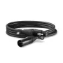 RØDE XLR3M garso kabelis 3 m XLR juodas kištukas–lizdas