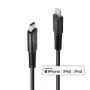 Lindy 1 m sustiprintas USB Type C į Lightning įkrovimo ir sinchronizavimo laidas