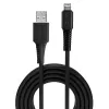 Lindy 0,5 m USB į Lightning laidas, juodas