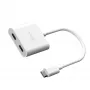 USB-C į dviejų USB-C adapterį j5create JCA164-N 3840x2160 240Hz