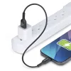 StarTech.com 1ft (30cm) USB-A į USB-C įkrovimo kabelis, įkrovimas ir sinchronizavimas, 3A, USB 2.0, TPE apvalkalas - juodas USB įkrovimo laidas