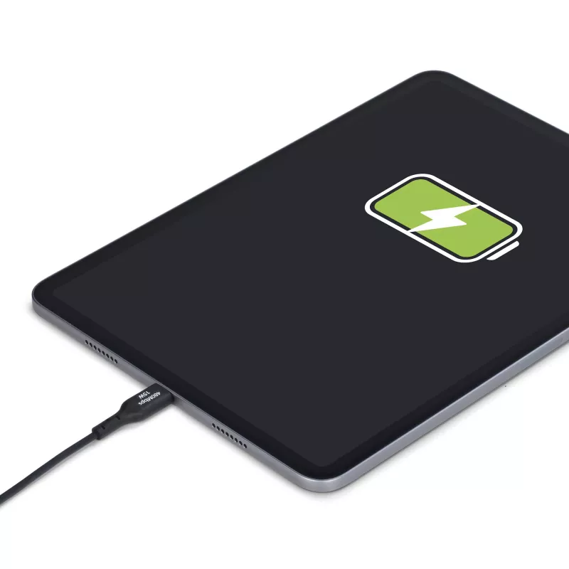 StarTech.com 1ft (30cm) USB-A į USB-C įkrovimo kabelis, įkrovimas ir sinchronizavimas, 3A, USB 2.0, TPE apvalkalas - juodas USB įkrovimo laidas