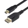 StarTech.com 10 pėdų (3 m) Mini DisplayPort į DisplayPort 1.4 laidas - 8K 60Hz/4K 120Hz HBR3 HDR, UHD mDP į DP 1.4 laidas, Ultra HD monitoriaus/vaizdo laidas, 3 m