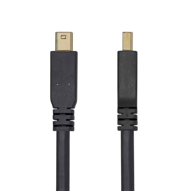 StarTech.com 10 pėdų (3 m) Mini DisplayPort į DisplayPort 1.4 laidas - 8K 60Hz/4K 120Hz HBR3 HDR, UHD mDP į DP 1.4 laidas, Ultra HD monitoriaus/vaizdo laidas, 3 m