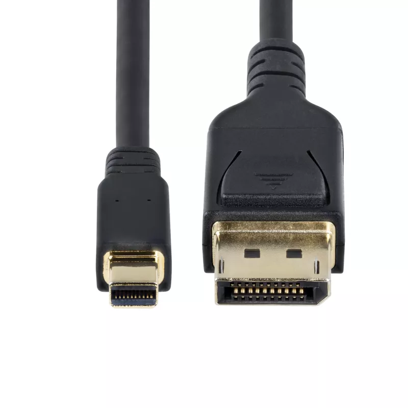 StarTech.com 10 pėdų (3 m) Mini DisplayPort į DisplayPort 1.4 laidas - 8K 60Hz/4K 120Hz HBR3 HDR, UHD mDP į DP 1.4 laidas, Ultra HD monitoriaus/vaizdo laidas, 3 m