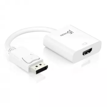 j5create JDA154 „DisplayPort“ į HDMI adapteris, 0,09 m, DisplayPort, HDMI, vyriškas, moteriškas, tiesus