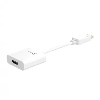 j5create JDA154 „DisplayPort“ į HDMI adapteris, 0,09 m, DisplayPort, HDMI, vyriškas, moteriškas, tiesus