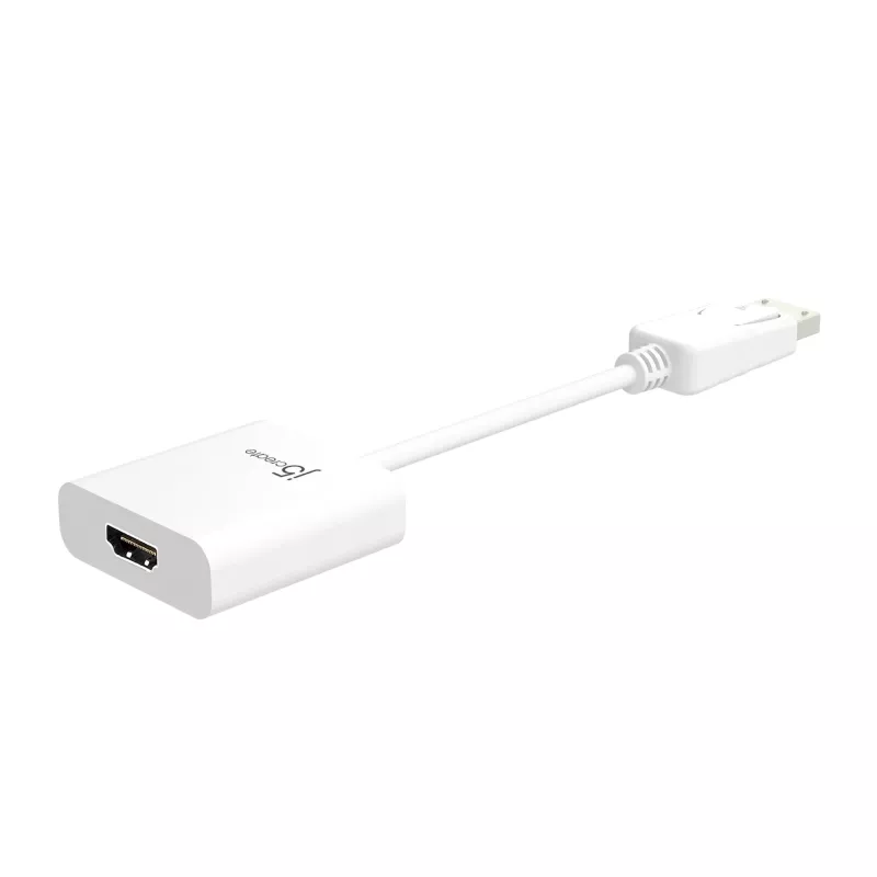 j5create JDA154 „DisplayPort“ į HDMI adapteris, 0,09 m, DisplayPort, HDMI, vyriškas, moteriškas, tiesus
