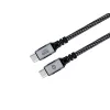 CONCEPTRONIC USB-C į USB-C laidas ETTA07B12 — USB 3.2 Gen 2x2, 1,2 m, 20 Gb/s, PD 3.0 100 W (20 V/5 A), 4K60Hz, juodas, E‑Mark