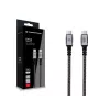 CONCEPTRONIC USB-C į USB-C laidas ETTA07B12 — USB 3.2 Gen 2x2, 1,2 m, 20 Gb/s, PD 3.0 100 W (20 V/5 A), 4K60Hz, juodas, E‑Mark