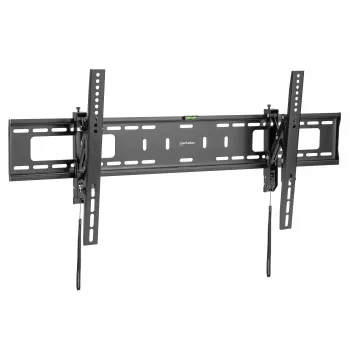 Manhattan TV ir monitoriaus laikiklis su apsauga nuo vagystės, sieninis, pakreipiamas, 43–100, juodas, VESA 200x200 iki 800x400 mm, maks. 75 kg