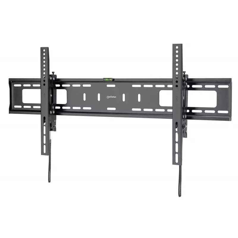 Manhattan TV ir monitoriaus laikiklis su apsauga nuo vagystės, sieninis, pakreipiamas, 43–100, juodas, VESA 200x200 iki 800x400 mm, maks. 75 kg